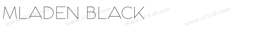 Mladen Black字体转换